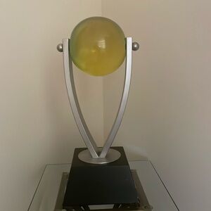 Vintage Hivo Van Teal Atomic Orb Acrylic Sculpture!